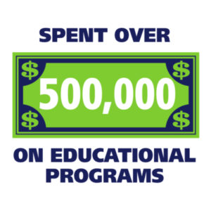 Spent over $240,000 on educational programs